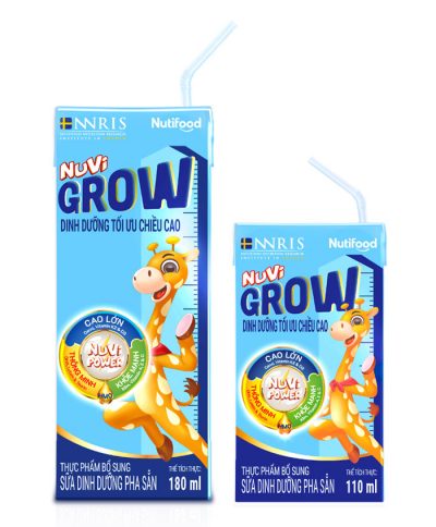 Sữa bột pha sẵn Nuvi Grow