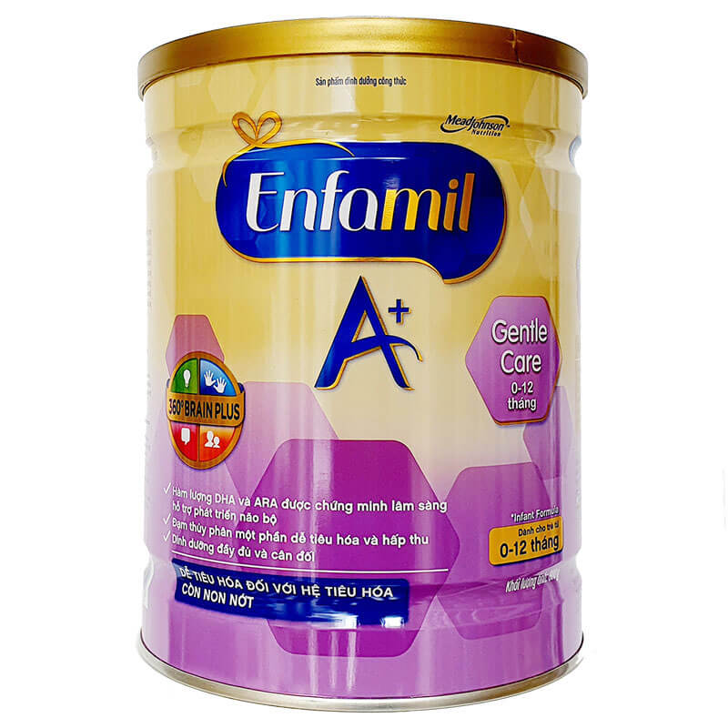 Sữa Enfamil A+ Gentle Care (0-12 tháng) Dễ Tiêu Hóa & Hấp Thu