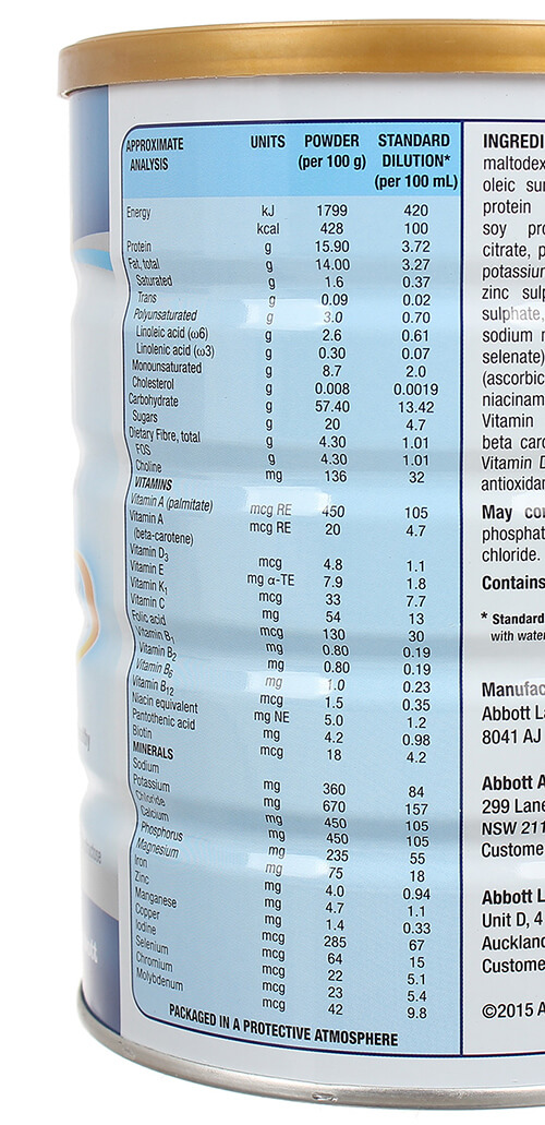 TPDD Sữa Ensure Úc