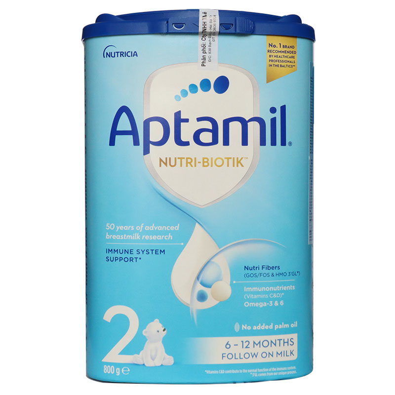 Sữa Aptamiil Đức Số 2 800G (6-12 Tháng) Nhập Khẩu Chính Hãng - Giá Rẻ