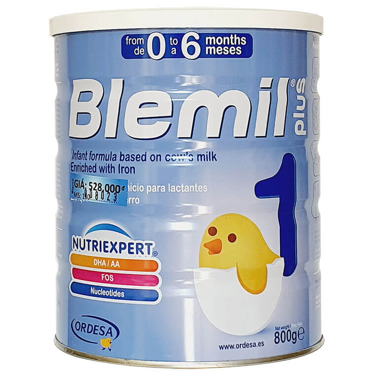 Sữa Blemil Plus 1 800g (0-6 tháng) NK Tây Ba Nha >>Giá Rẻ Nhất Hà Nội