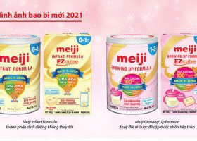 Sữa Meiji mẫu mới