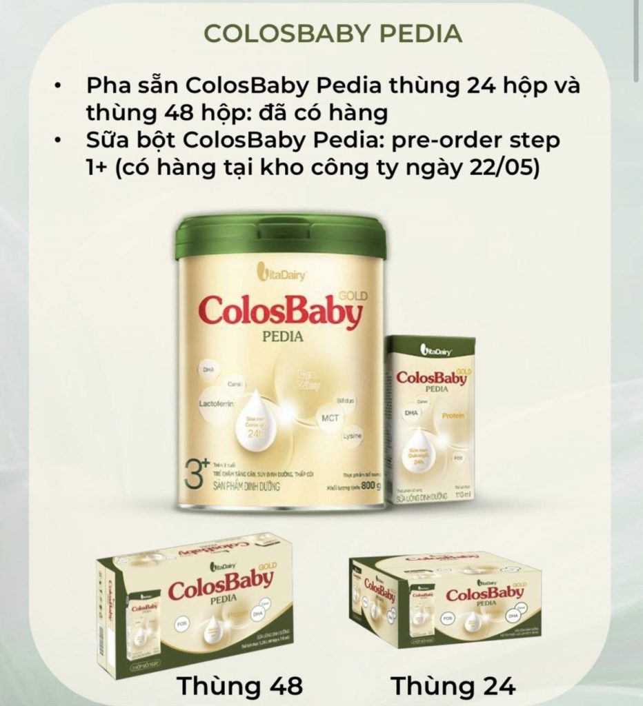 Sữa Colosbaby Pedia