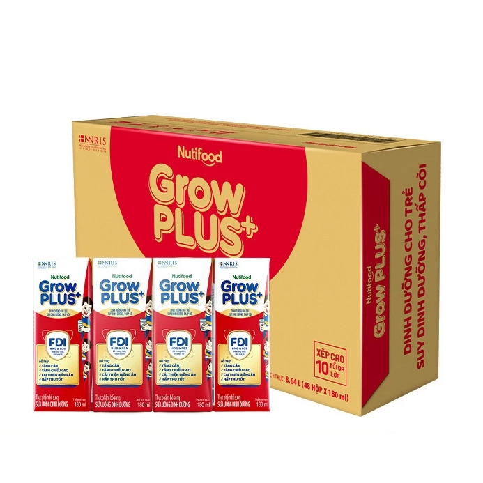 Sữa bột pha sẵn Grow Plus 180ml