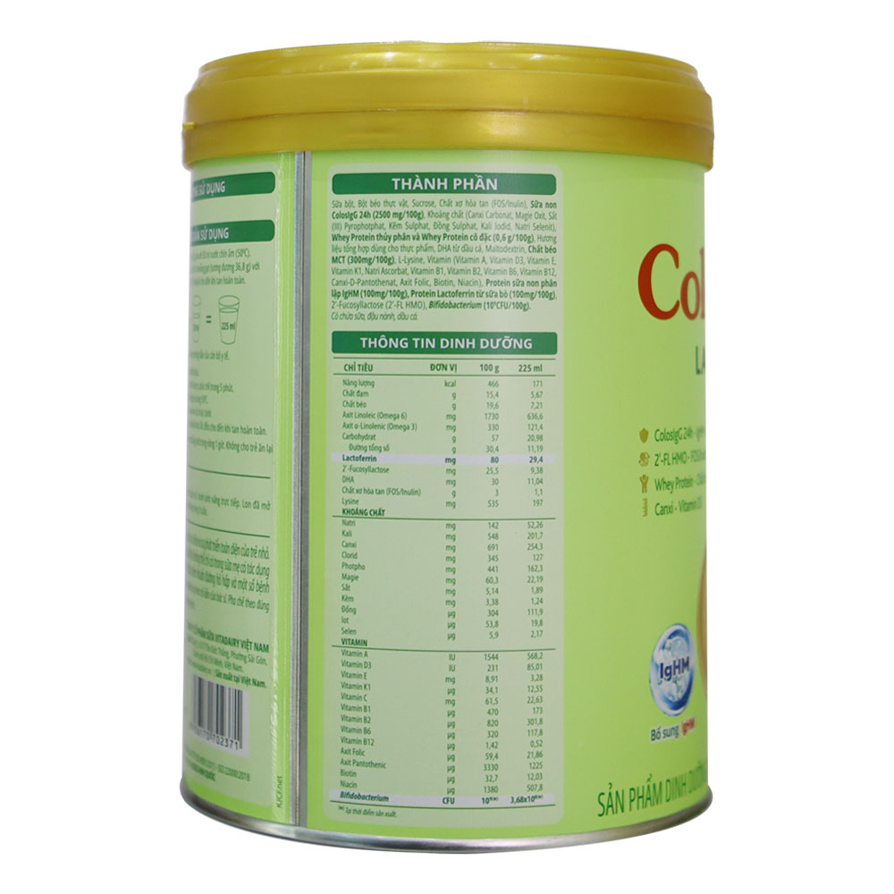 Sữa ColosBaby Lactoferrin 1+ 800G ( 1 - 2 tuổi)