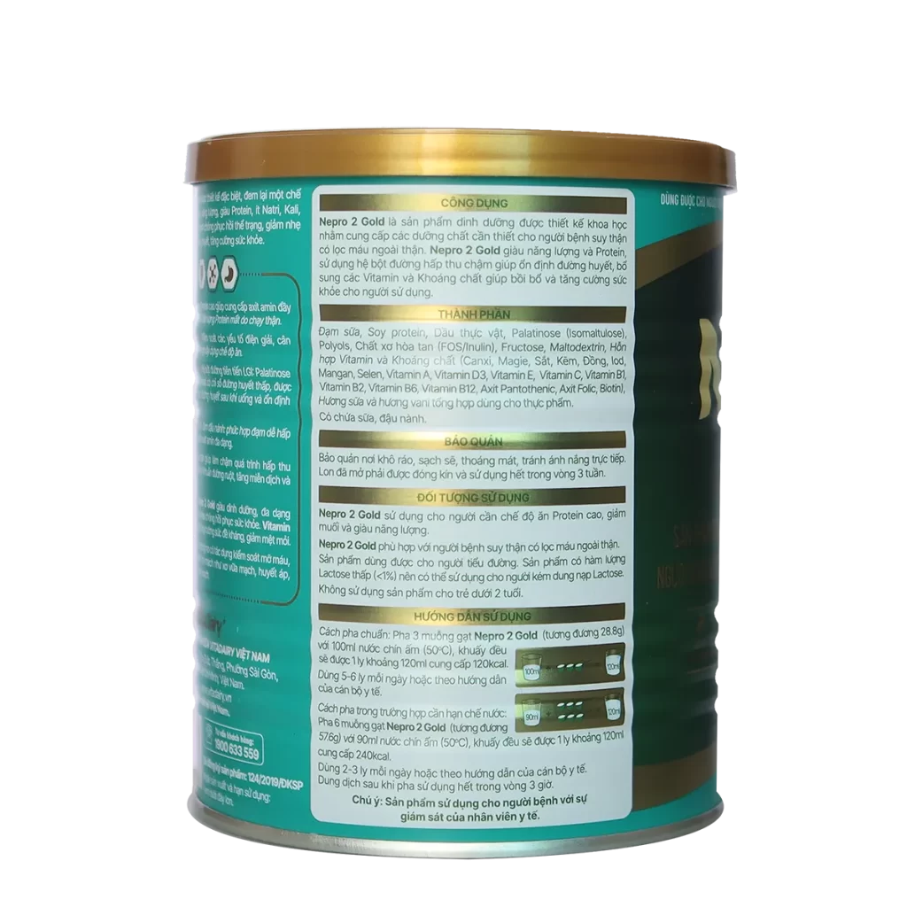Sữa Nepro 2 Gold cho người chạy thận
