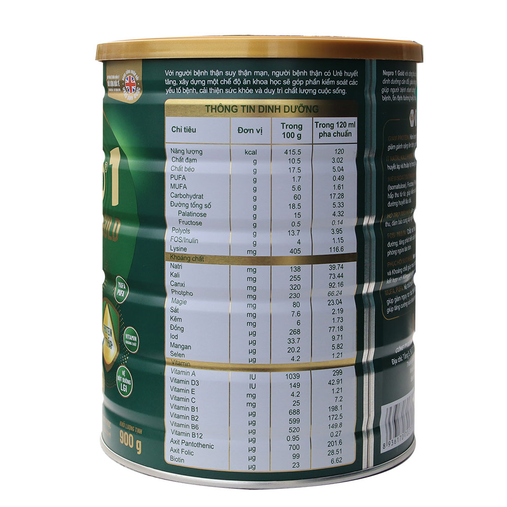 Sữa Nepro 1 Gold 900g