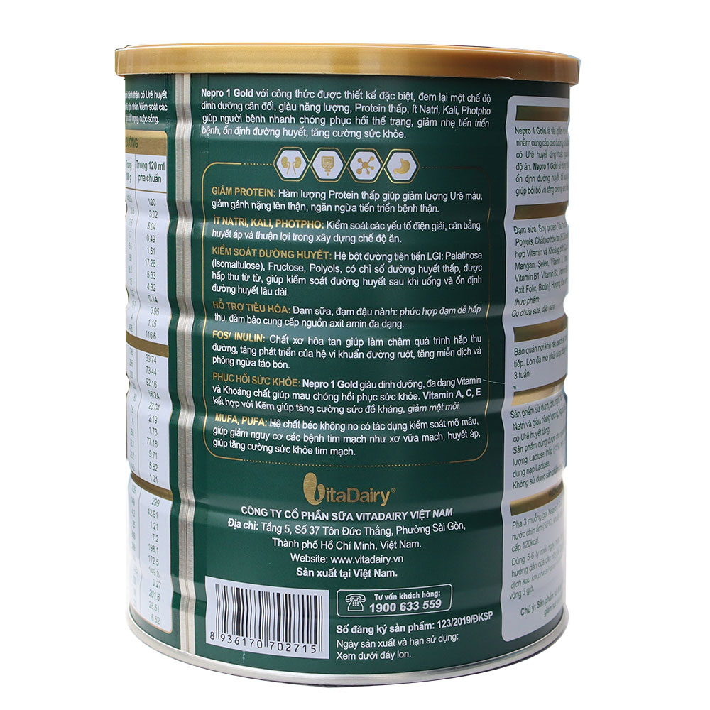 Sữa Nepro 1 Gold 900g